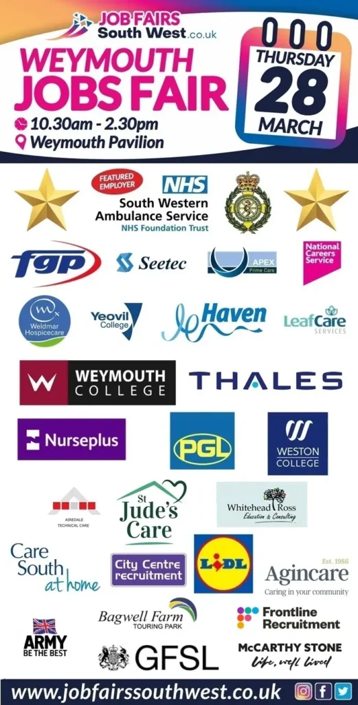 Weymouth jobs fair exhibitors 2024