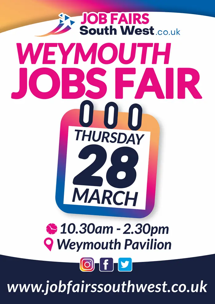 Weymouth Jobs Fair 28th March 2024 Weymouth Pavilion