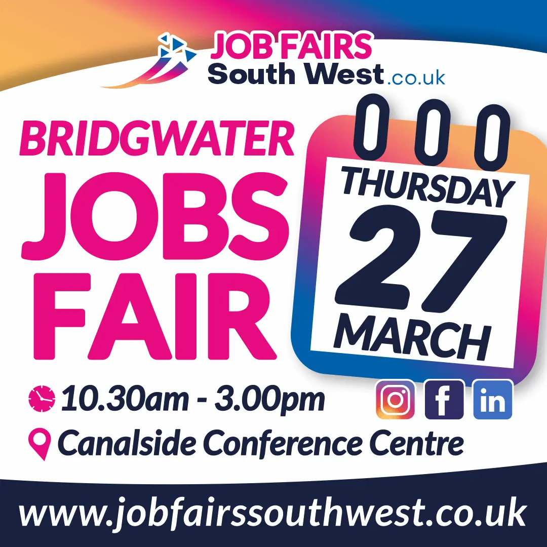 Bridgwater Jobs Fair at Canalside on 27th March 2025