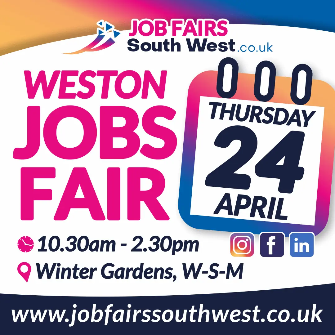 Weston Jobs Fair at Winter Gardens Weston-Super-Mare April 2025