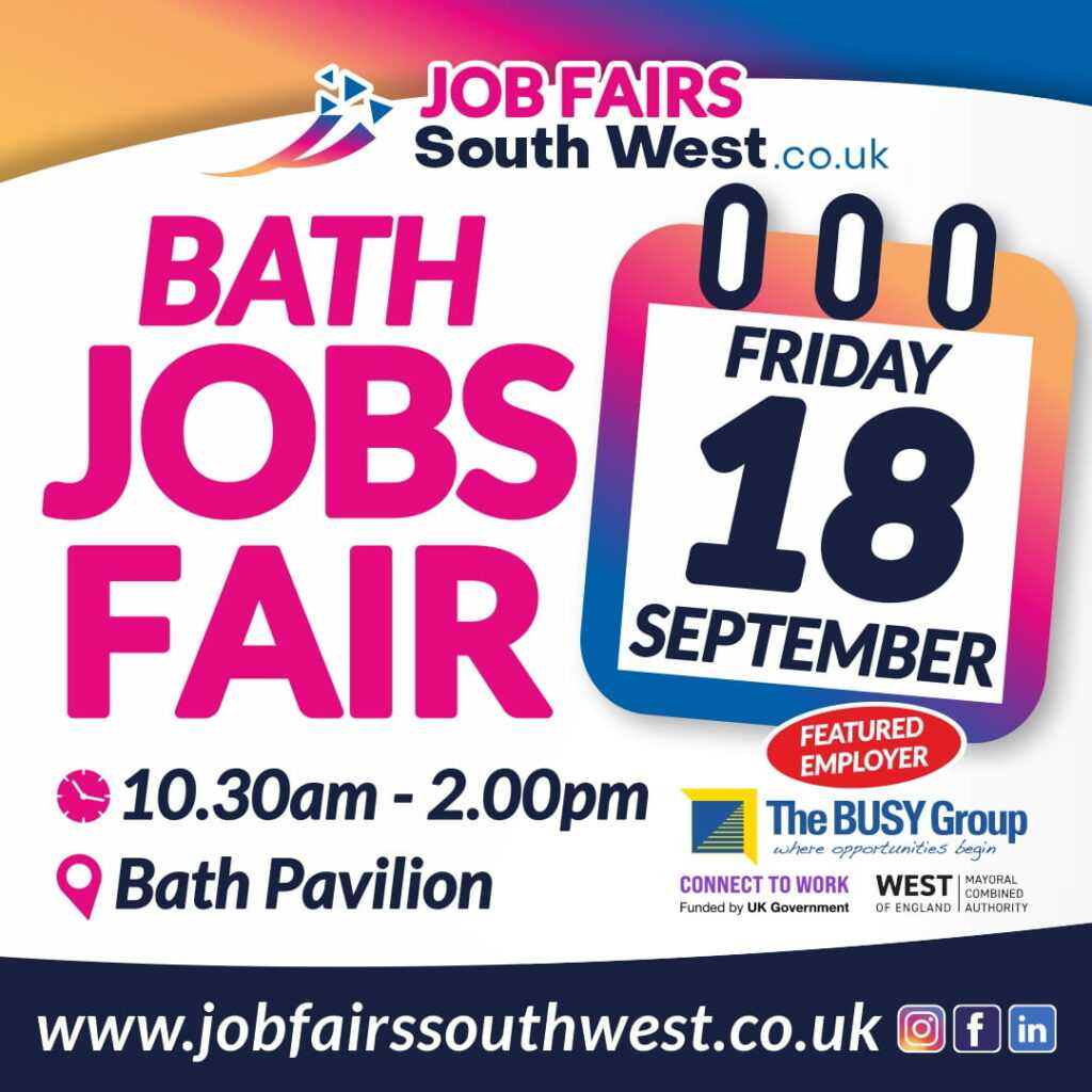 Bath Jobs Fair Sept 18th 2026