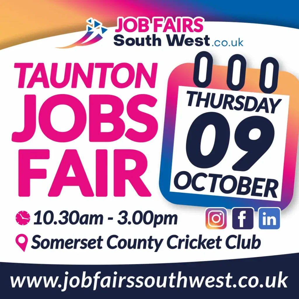 Taunton Jobs Fair 9th October 2025