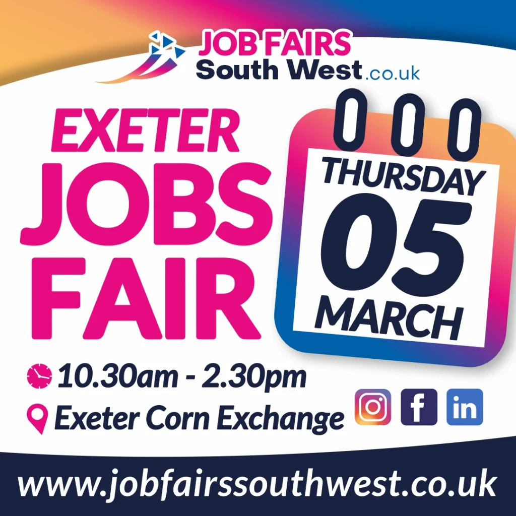 Exeter Jobs Fair 5th March 2026