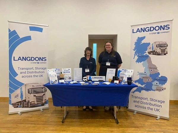 Langdons Job Fair stand